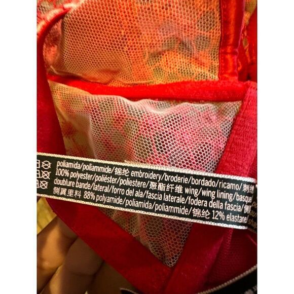 Victoria’s Secret Red Corset Bralette  Size Large - Picture 12 of 14